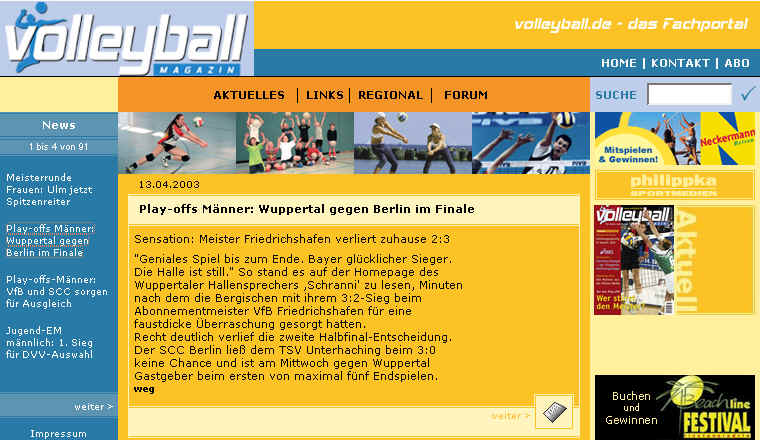 Deutsches Volleyball Magazin