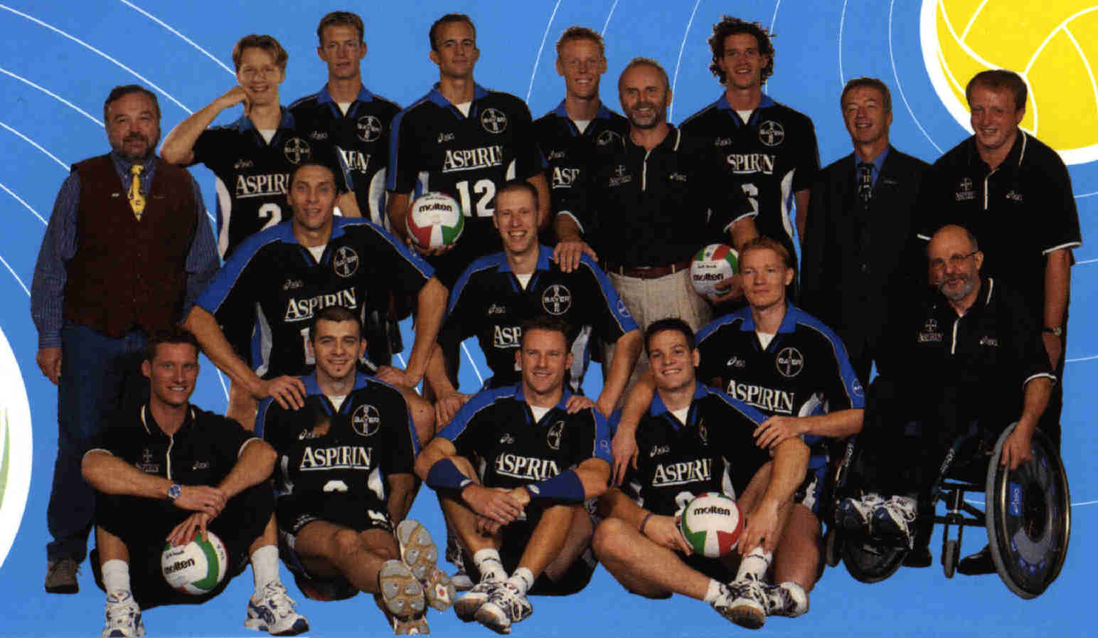 Das komplette Foto gibt es als Autogrammkarte! 09.2000  BayerSportWerbung